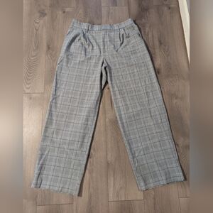 Gray Plaid woman's Pants